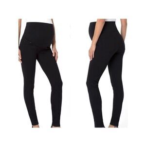 LIVERPOOL Leggings Maternity NEW Stretch Jeans Pockets Black Size 4/27